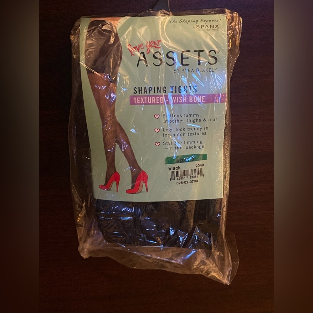 ASSETS by Sara Blakely Black Shaping Tights